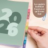 Rileys Agenda Journalier 2026, Planner 2026 Scolaire et Familial, Semainier et Planificateur Hebdomadaire Mensuel, Agenda Profes