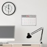 Miquelrius - Calendrier mural basique 2026, organiseur annuel A4 : 296 x 210 mm, avec espace pour noter, reliure spirale double,