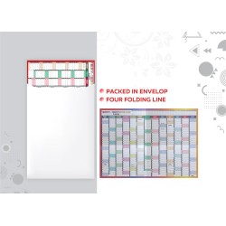 Grand planificateur mural 2025-2026, Format A1, Calendrier scolaire annuel, Grand planificateur d'août à août, Année académique 