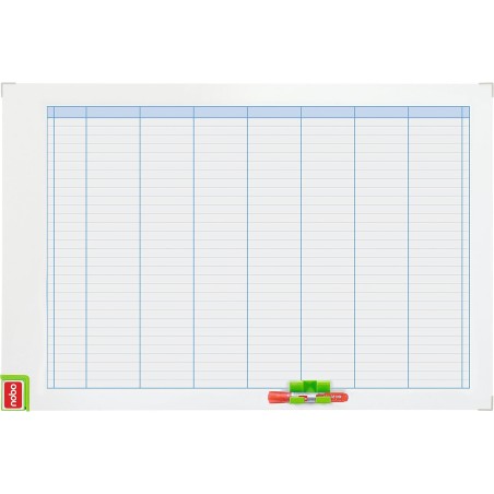Nobo 3048201 Planning Hebdomadaire Performance Couleurs Assortis