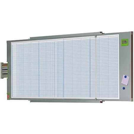 Nobo Performance Plus - Planning Annuel 12 mois, Tableau Magnétique Effaçable à Sec, 1096 x 740 mm (1902387)