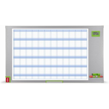 Nobo Performance Plus Planning annuel, Couleurs Assortis