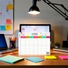 Emploi du Temps Scolaire & Semainier Famille A3 | Tableau Hebdomadaire Mural à Compléter | Organisation Enfants & Parents A3 | R