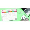 Emploi du Temps Scolaire & Semainier Famille A3 | Tableau Hebdomadaire Mural à Compléter | Organisation Enfants & Parents A3 | R