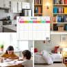 Emploi du Temps Scolaire & Semainier Famille A3 | Tableau Hebdomadaire Mural à Compléter | Organisation Enfants & Parents A3 | R