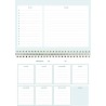 Exacompta - 3370120E - Hebdo-Malin Mini Labo - 21 x 15 cm - Coloris blanc