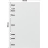 135 Feuilles Volantes Vierges A5 - Papier Épais 100g/m² - Recharge pour Classeur 6 Anneaux - Carnet Croquis, Agenda, Filofax