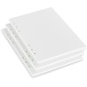 135 Feuilles Volantes Vierges A5 - Papier Épais 100g/m² - Recharge pour Classeur 6 Anneaux - Carnet Croquis, Agenda, Filofax