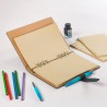 135 Feuilles Volantes Kraft A5 - Papier 100g/m² 100% Recyclé - Recharge 6 Anneaux pour Cahier Vintage, Art Journal, Filofax