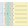 EXACOMPTA Recharge accessoire Exatime 21 travers couleurs 32 feuillets lignés 210x142 mm