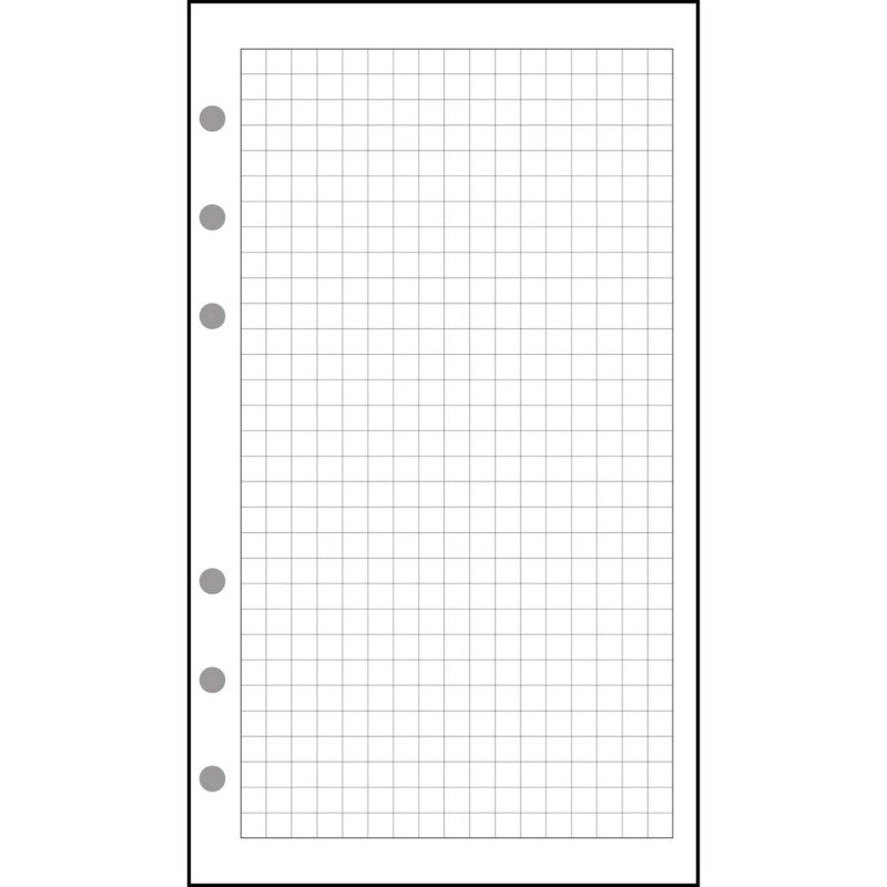 EXACOMPTA Recharge accessoire Exatime 21 quadrillé 5x5 32 feuillets 210x142 mm