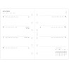 Filofax Agenda 2026 de poche 26-68290 avec semaine sur deux pages