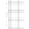 Exacompta - 14011E - Recharge feuillets quadrillés 5x5 perforés pour Organiseur Exatime 14 - Feuillets blancs