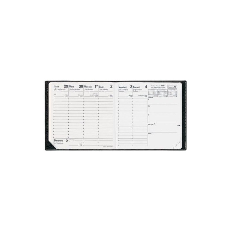 Quo Vadis - Recharge Agenda - 2026 - Exécutif - Semainier Planning - Français - 13 mois de décembre à décembre - 16x16 cm - Papi