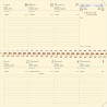 Quo Vadis - Recharge Pour Agenda Planital en Spirale - Mi-Décembre 2025 à Décembre 2026 - Taille : 8.8 x 17 cm