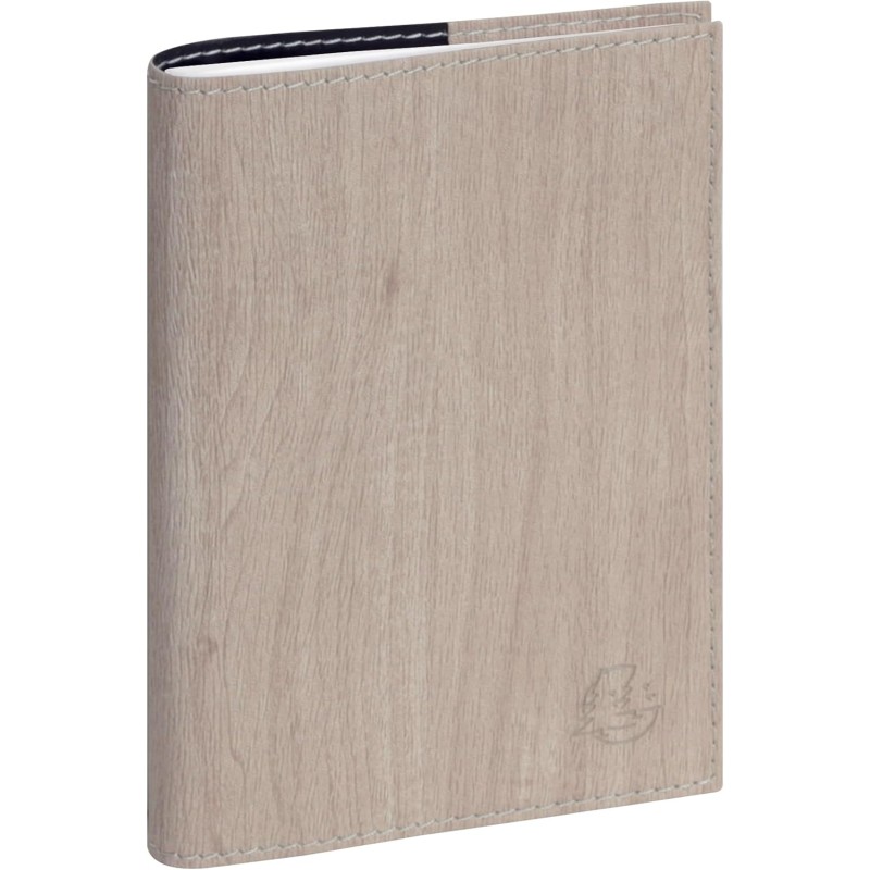 Exacompta - 1303046e - agenda semainier de poche horizons 13 woody - 9 x 13 cm - janvier à décembre 2026 - coloris beige