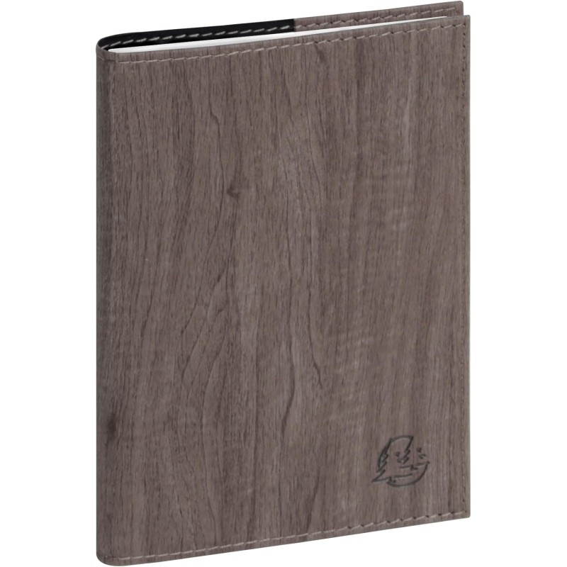 Exacompta - 1303048E - Agenda semainier de poche Horizons 13 Woody - 9 x 13 cm - Janvier à décembre 2026 - Coloris taupe