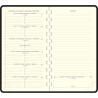 Exacompta - 165221E - Agenda semainier de poche Espace 16S Spiralé Cassandra - 9 x 16 cm - Janvier à décembre 2026 - Coloris noi