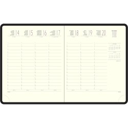 Exacompta - 18642E - Agenda semainier de bureau Eurotime 18 Winner - 15 x 17 cm - Janvier à décembre 2026 - Coloris aléatoire