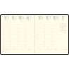 Exacompta - 18559E - Agenda semainier de bureau Eurotime 18 Amélie - 15 x 17 cm - Janvier à décembre 2026 - Coloris aléatoire