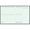 Exacompta - 22559E - Agenda semainier de bureau Horizons 22 Amélie - 22,5 x 18,5 cm - Janvier à décembre 2026 - Coloris aléatoir
