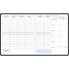EXACOMPTA Semainier de bureau Horizons 22 plastique 225x185 mm Ivoire