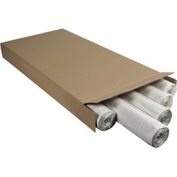Exacompta - Réf. 37651E - Carton de 5 recharges papier pour tableaux de conférence - papier quadrillé 60 g/m2-48 feuilles imprim