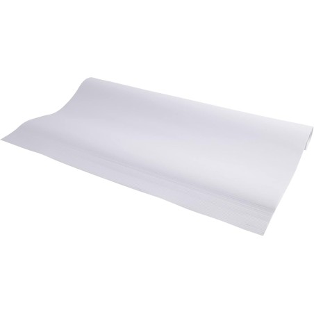 Exacompta - Réf. 41653E - Recharge papier pour tableaux de conférence - papier premium offset blanc 80 g/m2 - 20 feuilles unies 