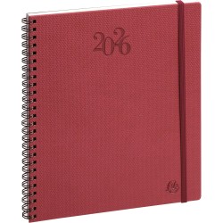 Exacompta - 18342E - Agenda semainier de bureau Eurotime 18S spiralé Swan - 15 x 17 cm - Janvier à décembre 2026 - Coloris aléat