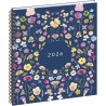 Exacompta - 2208022E - Agenda semainier de bureau Eurotime 22S spiralé Chemin des Marettes recyclé - 18,5 x 22,5 cm - Janvier à 