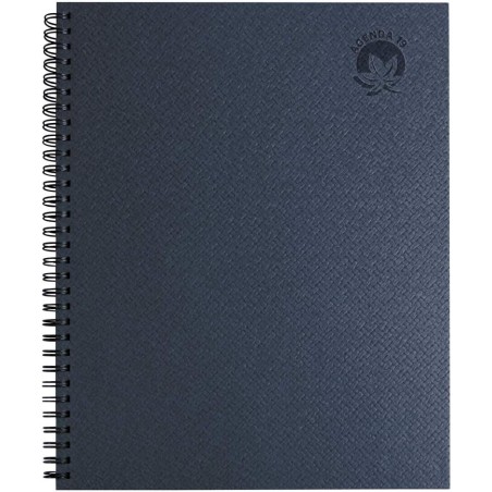 Exacompta - 27222E - Agenda semainier de bureau Eurotime 27 Spiralé Forever - 21 x 27 cm - Janvier à décembre 2026 - Coloris alé