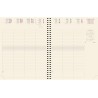 Exacompta - 27222E - Agenda semainier de bureau Eurotime 27 Spiralé Forever - 21 x 27 cm - Janvier à décembre 2026 - Coloris alé