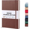 Beechmore Books Carnet de Notes Lignées - XL A4, Marron I Journal Couverture Rigide Premium Cuir Vegan, Papier Ligné Crème Épais