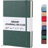 Beechmore Books Carnet de Notes Lignées - XL A4, Vert I Journal Couverture Rigide Premium Cuir Vegan, Papier Ligné Crème Épais 1
