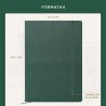 Beechmore Books Carnet de Notes Lignées - XL A4, Vert I Journal Couverture Rigide Premium Cuir Vegan, Papier Ligné Crème Épais 1