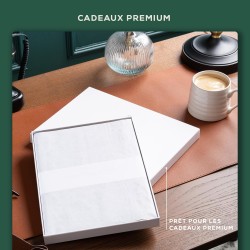 Beechmore Books Carnet de Notes Lignées - XL A4, Vert I Journal Couverture Rigide Premium Cuir Vegan, Papier Ligné Crème Épais 1