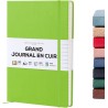 Beechmore Books Carnet ligné de 21,6 x 29,2 cm - Format A4-160 pages lignées - Couverture rigide en cuir - Pour homme et femme -