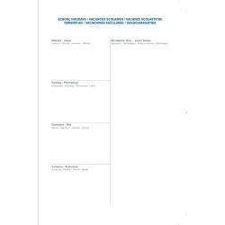 Quo Vadis - Recharge Agenda - 2026 - Affaires Recyclé - Semainier Planning - Multilingue - 13 mois de décembre à décembre - 10x1