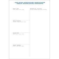 Quo Vadis - Recharge Agenda - 2026 - Affaires Recyclé - Semainier Planning - Multilingue - 13 mois de décembre à décembre - 10x1