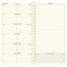 Exacompta - 17764E - Agenda semainier de poche Espace 17 Spiralé Duo Kaa - 9 x 17,5 cm - Janvier à décembre 2025 - Coloris aléat