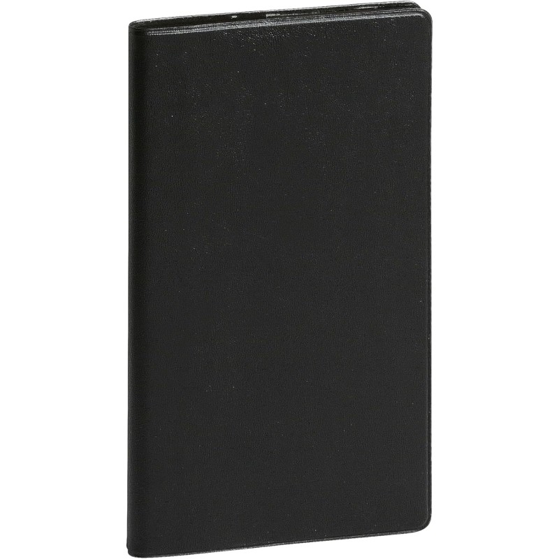 Exacompta - 174421E - Agenda semainier de poche Espace 17 Barbara noir - 9 x 17,5 cm - Janvier à décembre 2026 - Coloris noir