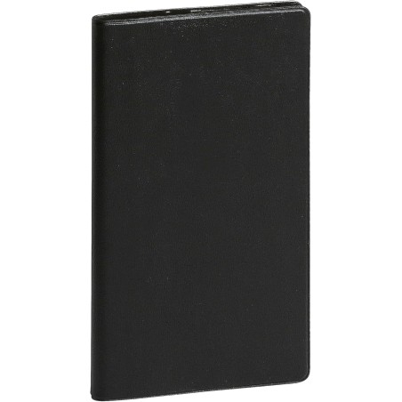 Exacompta - 174421E - Agenda semainier de poche Espace 17 Barbara noir - 9 x 17,5 cm - Janvier à décembre 2026 - Coloris noir