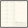 Exacompta - 17542E - Agenda semainier de poche Espace 17 spiralé Bellagio - 9 x 17,5 cm - Janvier à décembre 2026 - Coloris aléa