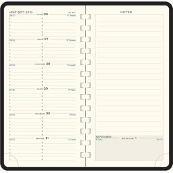 Exacompta - 174221E - Agenda semainier de poche Espace 17 spiralé Cassandra - 9 x 17,5 cm - Janvier à décembre 2026 - Coloris no