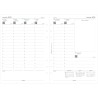 Filofax A5 1 semaine sur 2 pages vertical français 2025