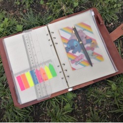 Wonderpool Recharges Papier 320 Pages 100gsm 6 Trous Papier pour 6 Reliure à Anneaux Cahier avec Séparateur Pochettes Signet (Qu