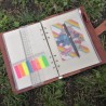 Wonderpool Recharges Papier 320 Pages 100gsm 6 Trous Papier pour 6 Reliure à Anneaux Cahier avec Séparateur Pochettes Signet (Qu