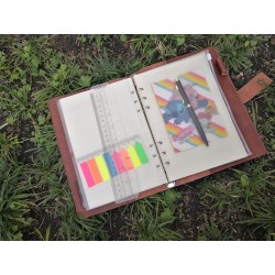 Wonderpool Recharges Papier 320 Pages 100gsm 6 Trous Papier pour 6 Reliure à Anneaux Cahier avec Séparateur Pochettes Signet (Qu