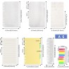 Wonderpool Recharges 320 Pages 100gsm 6 Trous pour Reliure à Anneaux - Cahier avec Séparateur, Pochettes, Signet (Ligné, A6)
