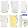 Wonderpool Recharges 320 Pages 100gsm 6 Trous pour Reliure à Anneaux - Cahier avec Séparateur, Pochettes, Signet (Ligné & Non Li